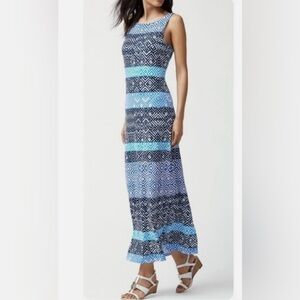 Tommy Bahama Mayan Maze Maxi Dress NWOT